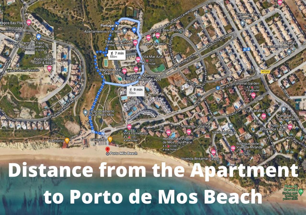 Spacious Apartment Near Porto De Mos Beach, Lagos. Екстер'єр фото